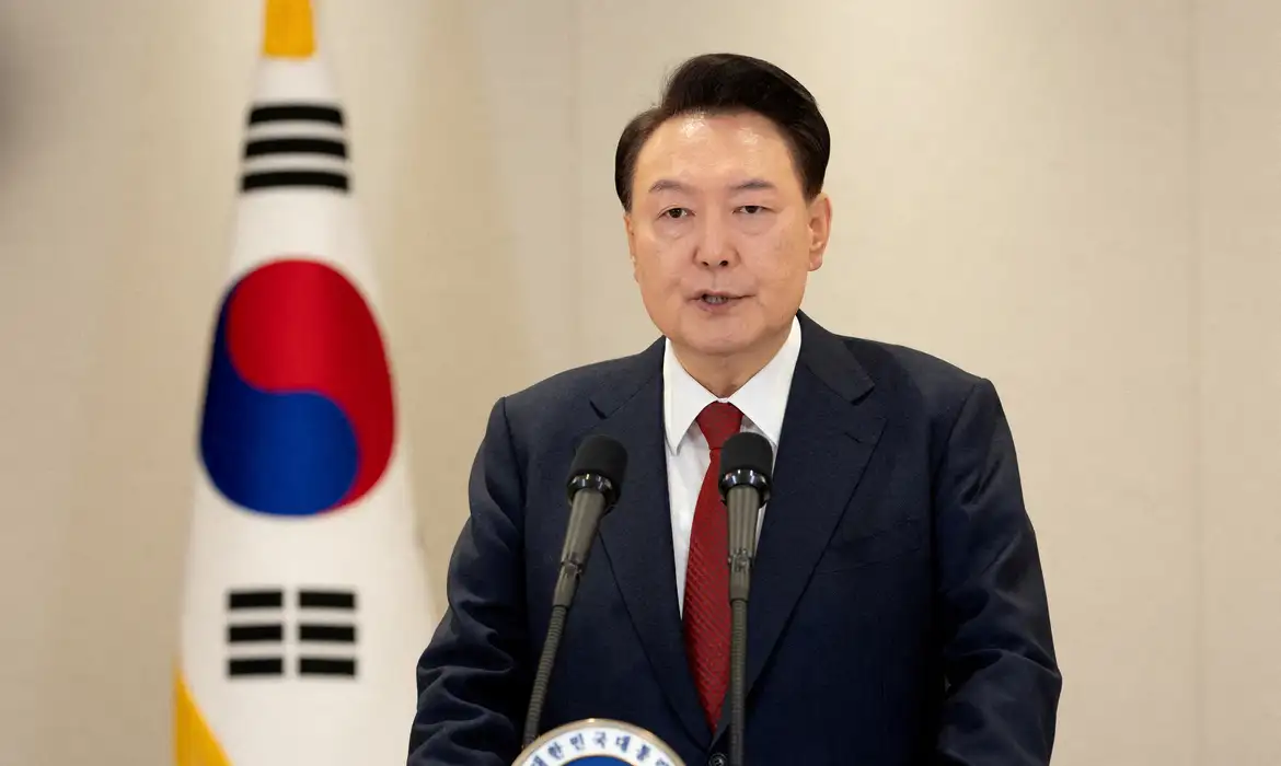 presidente afastado da Coreia do Sul, Yoon Suk Yeol,