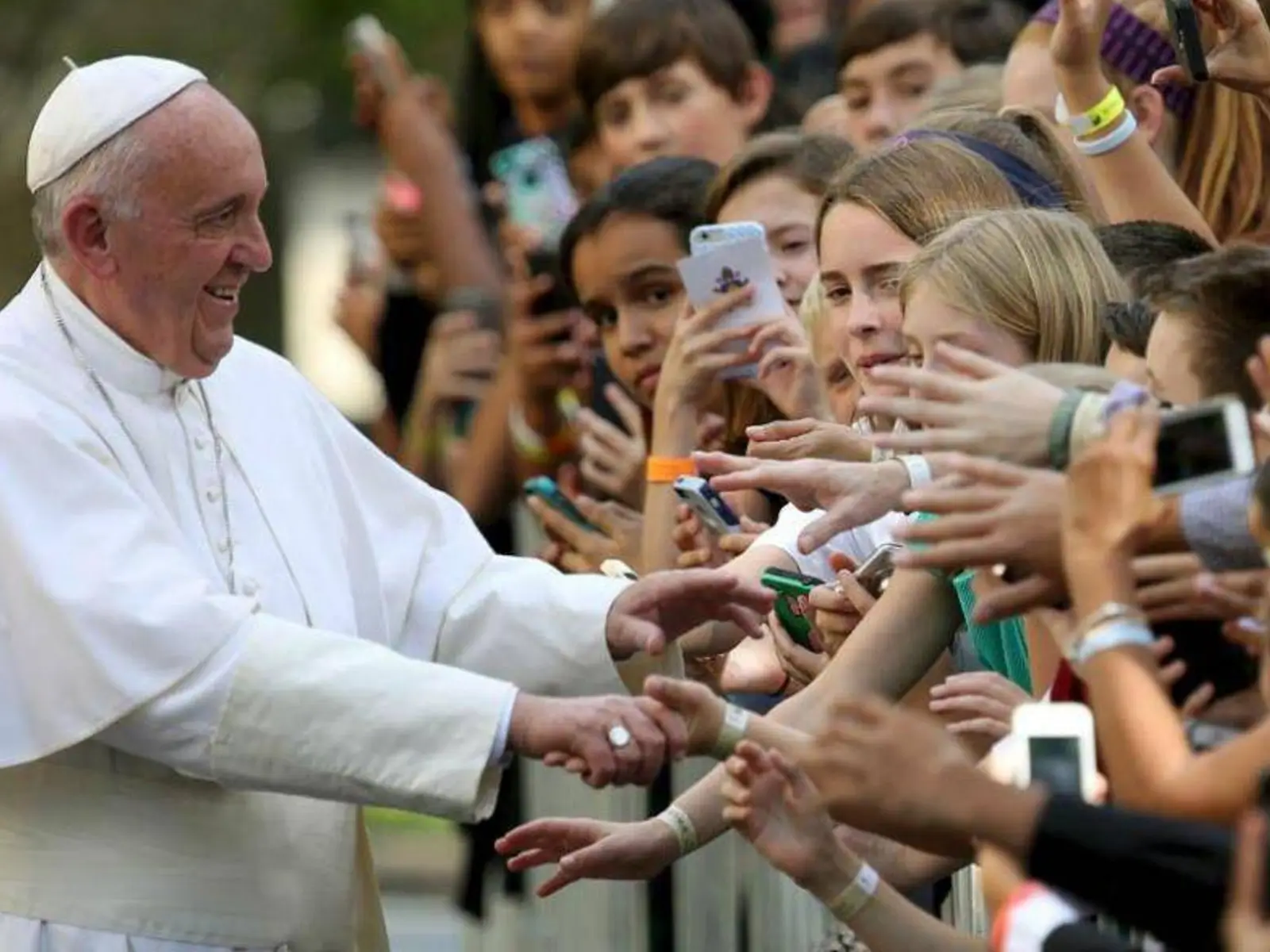 Papa Francisco e o jovens no Panamá