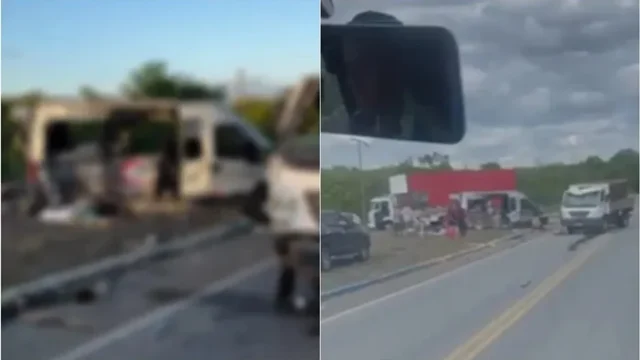 Acidente fatal entre van e caminhão mata seis pessoas no norte da Bahia
