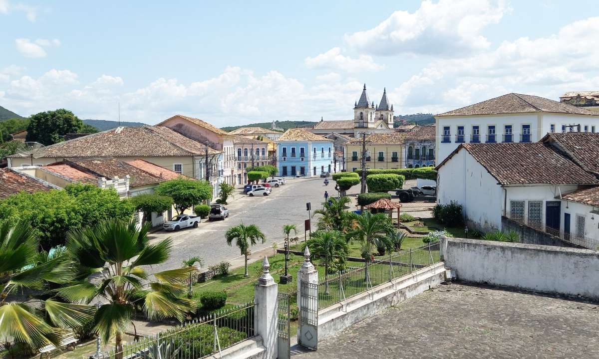 Praça da Aclamação, em Cachoeira.