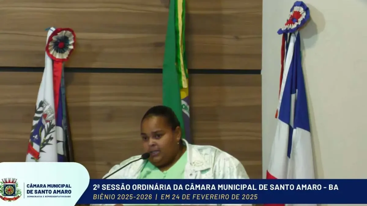 Luana Carvalho, vereadora de Santo Amaro