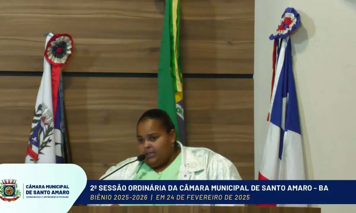 Luana Carvalho, vereadora de Santo Amaro