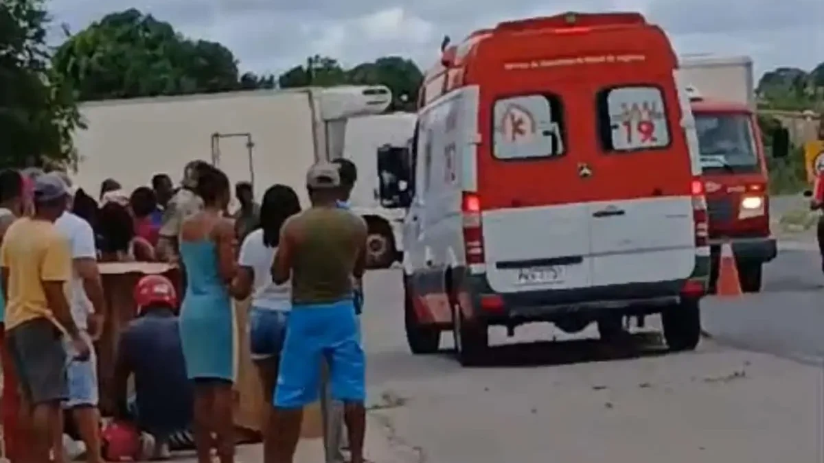 acidente na BR-101 em Cruz das Almas