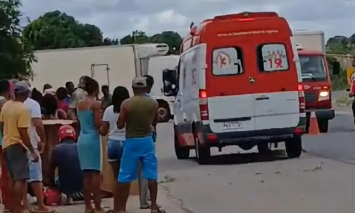 acidente na BR-101 em Cruz das Almas