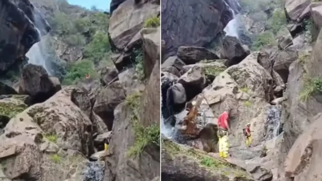 homem cai de cahoeira enquanto tirava fotos