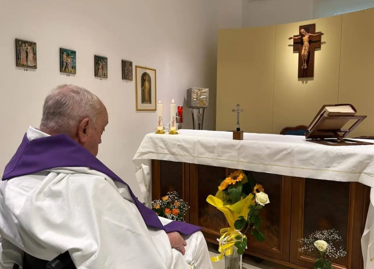 Papa Francisco no hospital