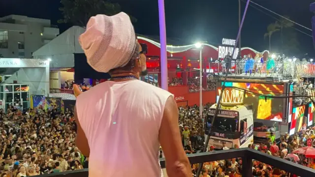 Carlinhos Brown encontro com Daniela Mercury no carnaval de salvador
