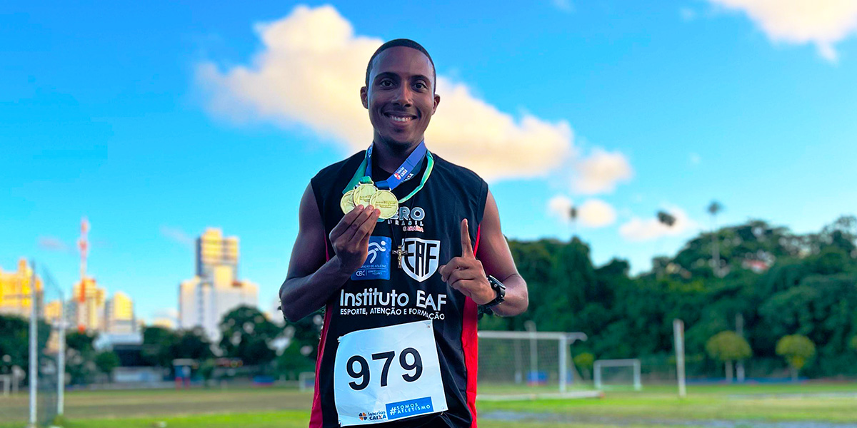Matheus Bento conquista ouro