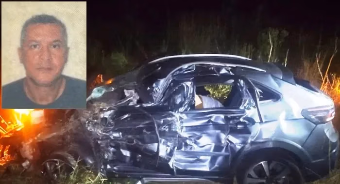 Professor morre em acidente