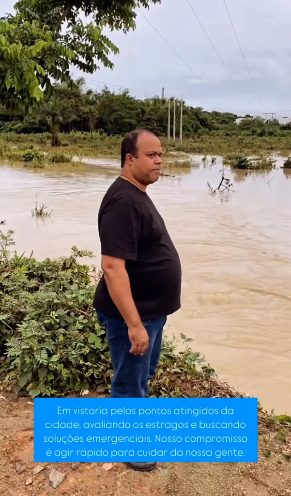 Vereadora reforça apoio após chuvas em Santo Amaro e diz: "não tivemos as intercorrências que tivemos ontem" 2 prefeito