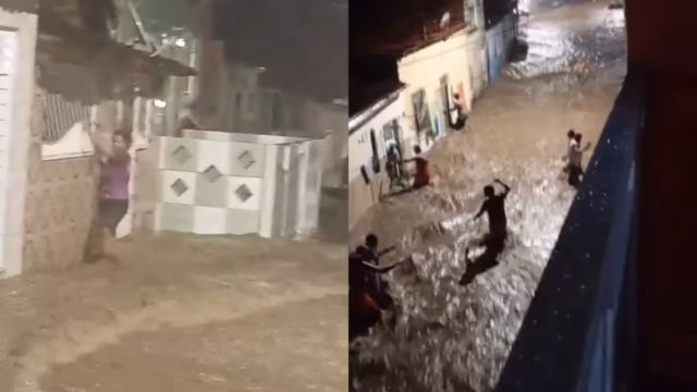 Enchente cachoeira