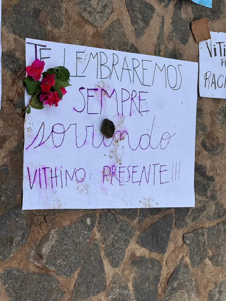 caraíva protesto vitinho