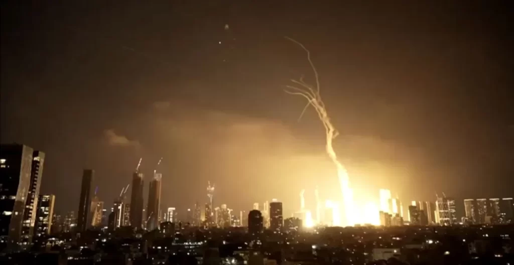 irã israel ataque tel aviv