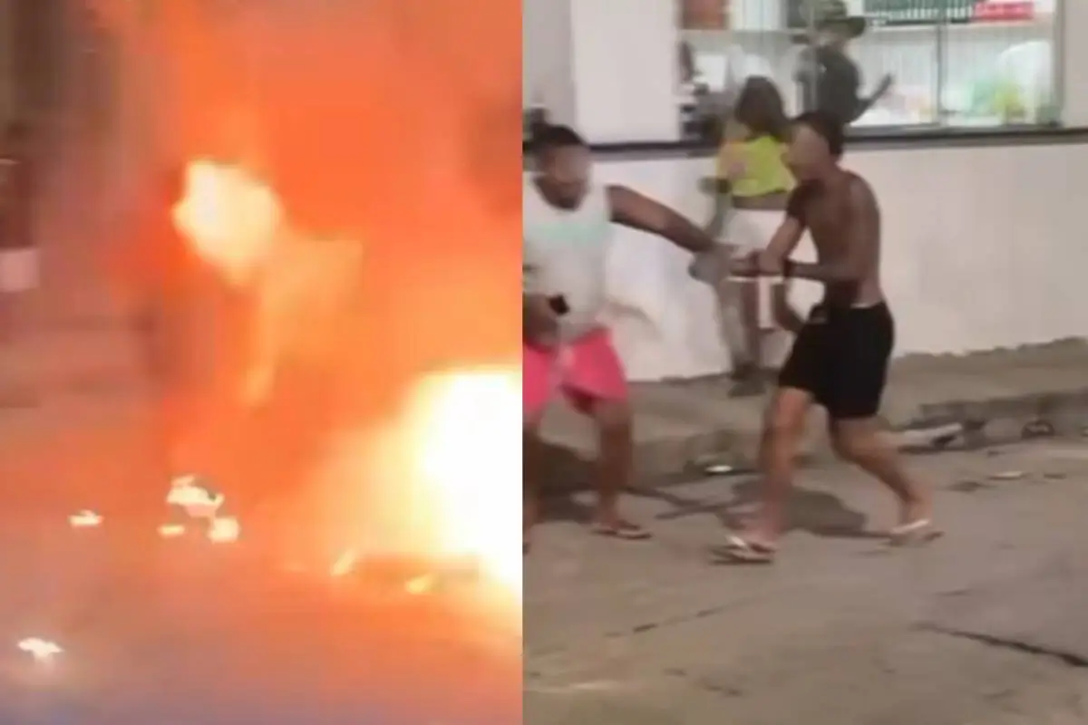 espada explode na mão de jovem