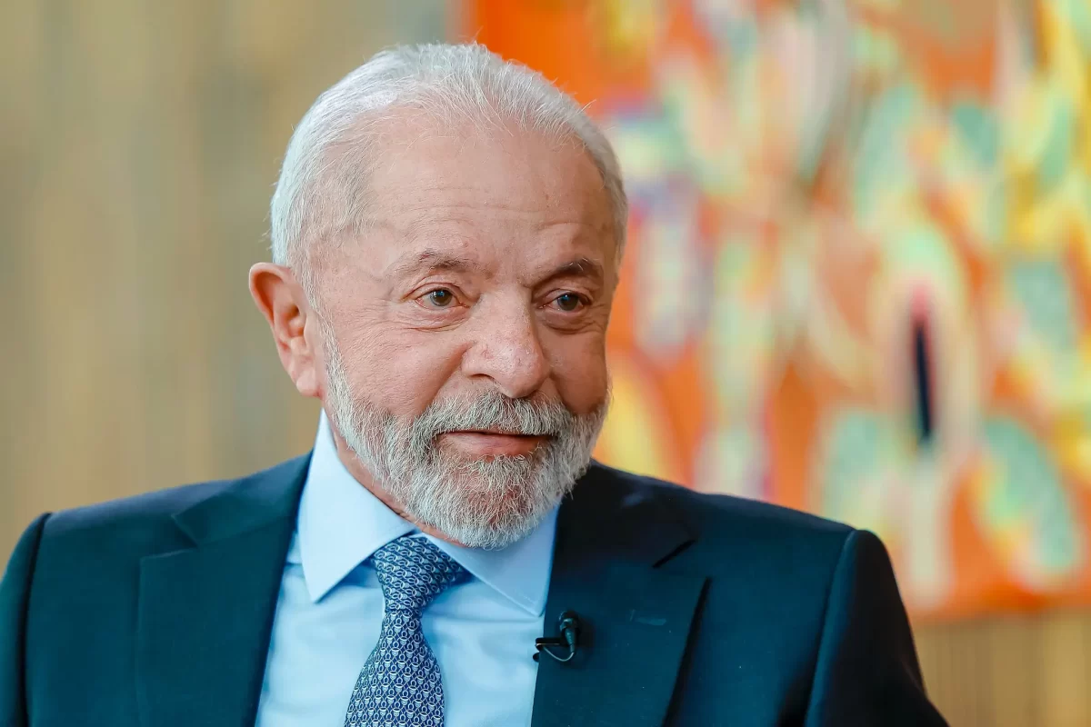 Presidente da República, Luiz Inácio Lula da Silva, durante entrevista para o Jornal Nacional, no Palácio da Alvorada.