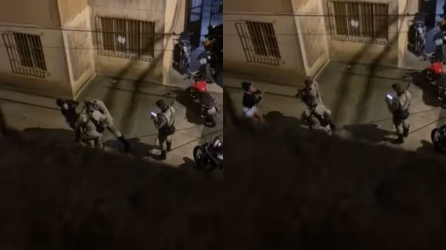 pmba agressão policial