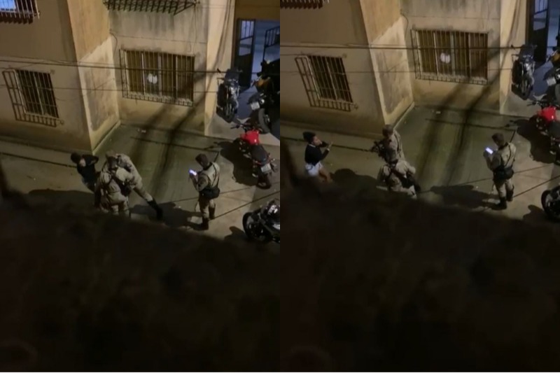 pmba agressão policial