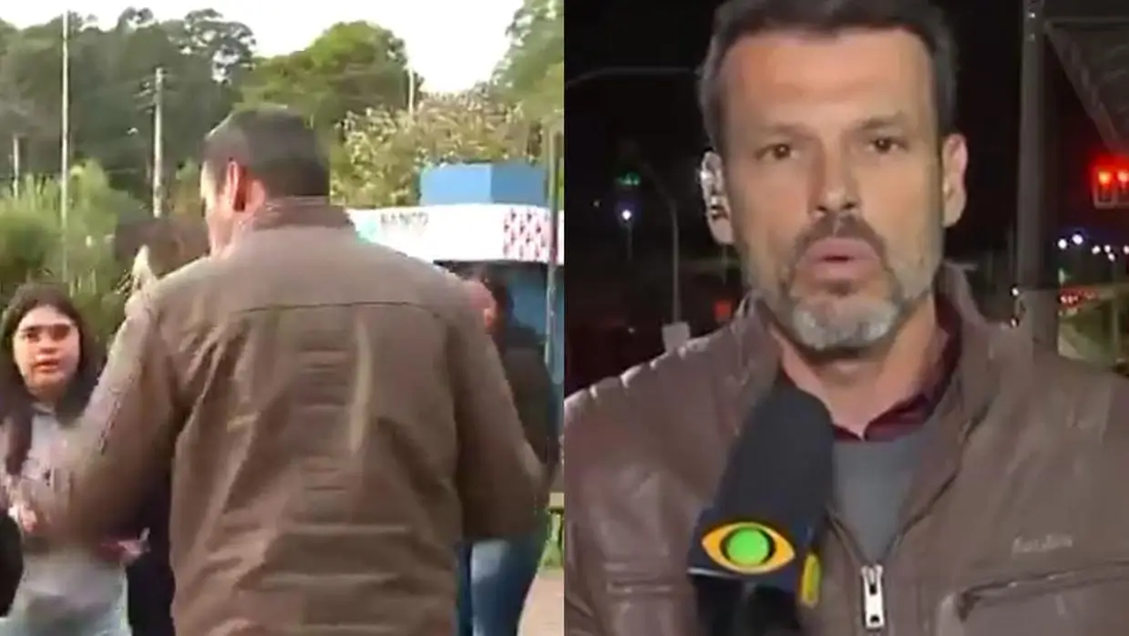 band lucas martins agressão a jornalista