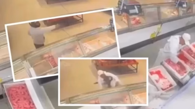 Homem tenta matar colega em açougue