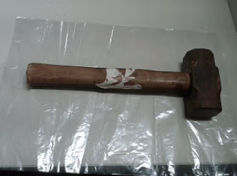 marreta usada no crime