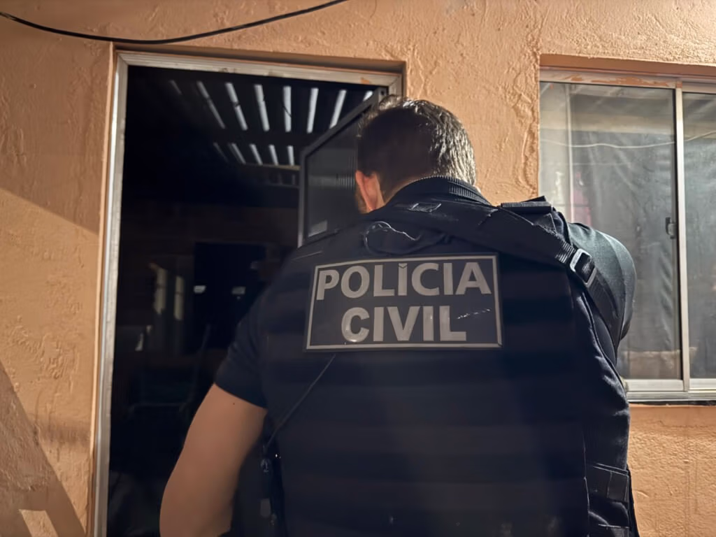 polícia civil homem preso