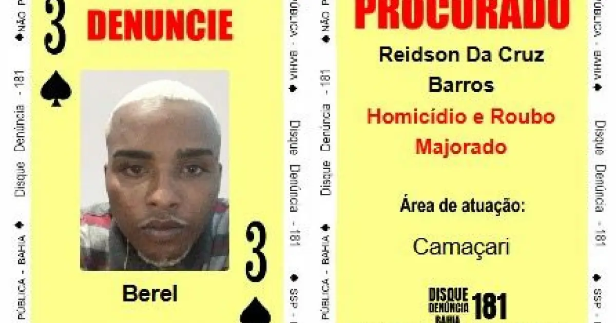 Berel Baralho do Crime Bahia