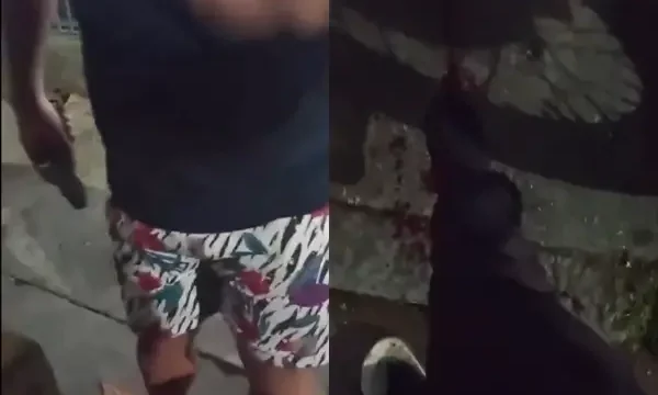 eentregador baleado no Rio de Janeiro