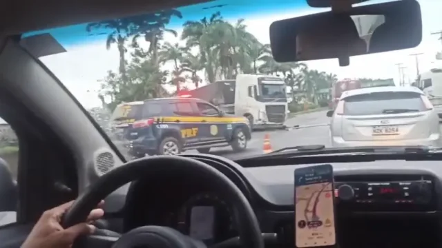 acidente carreta Amélia Rodrigues