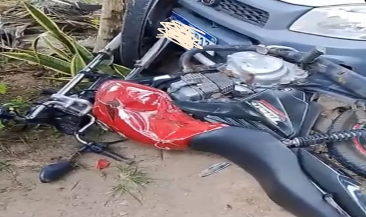 Acidente na BA-084 deixa motociclista ferido em Santo Amaro 2 acidente Oliveira dos Campinhos Santo Amaro