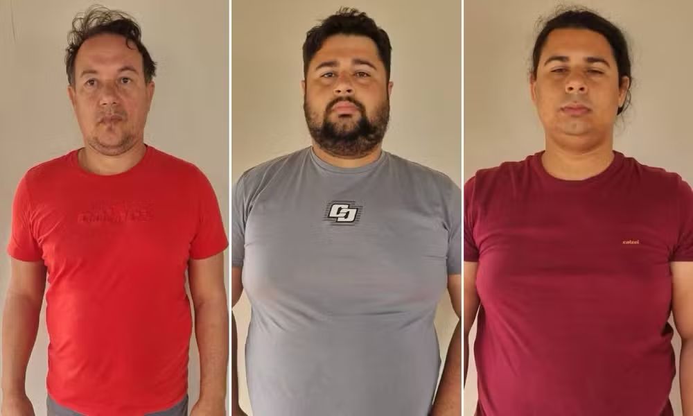 pai e filhos presos em Jequié extorsão