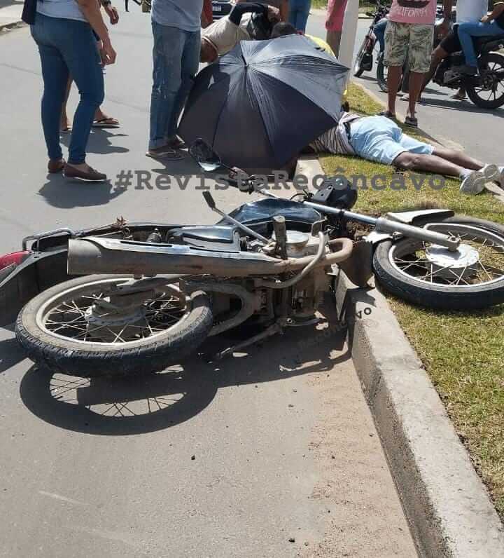 acidente de moto em Cruz das Almas