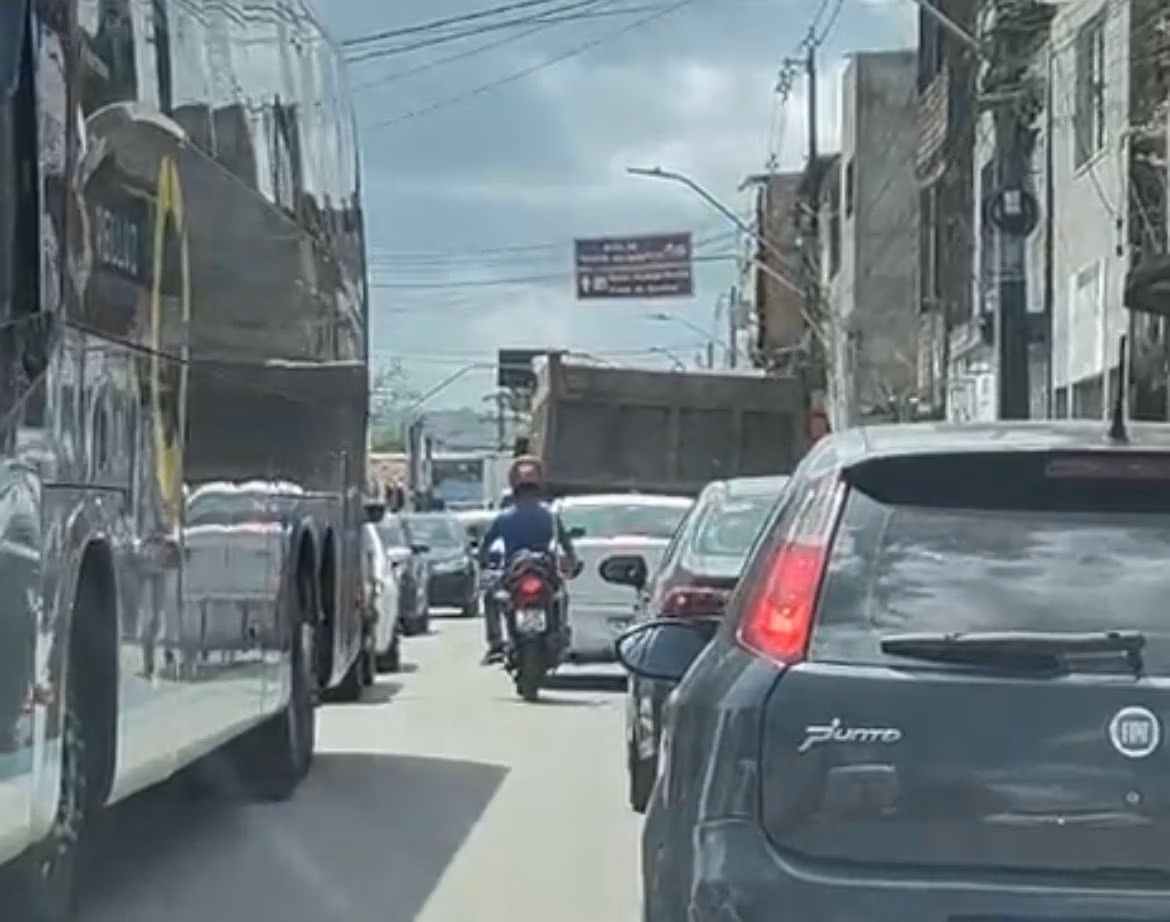 trânsito lento Santo Amaro