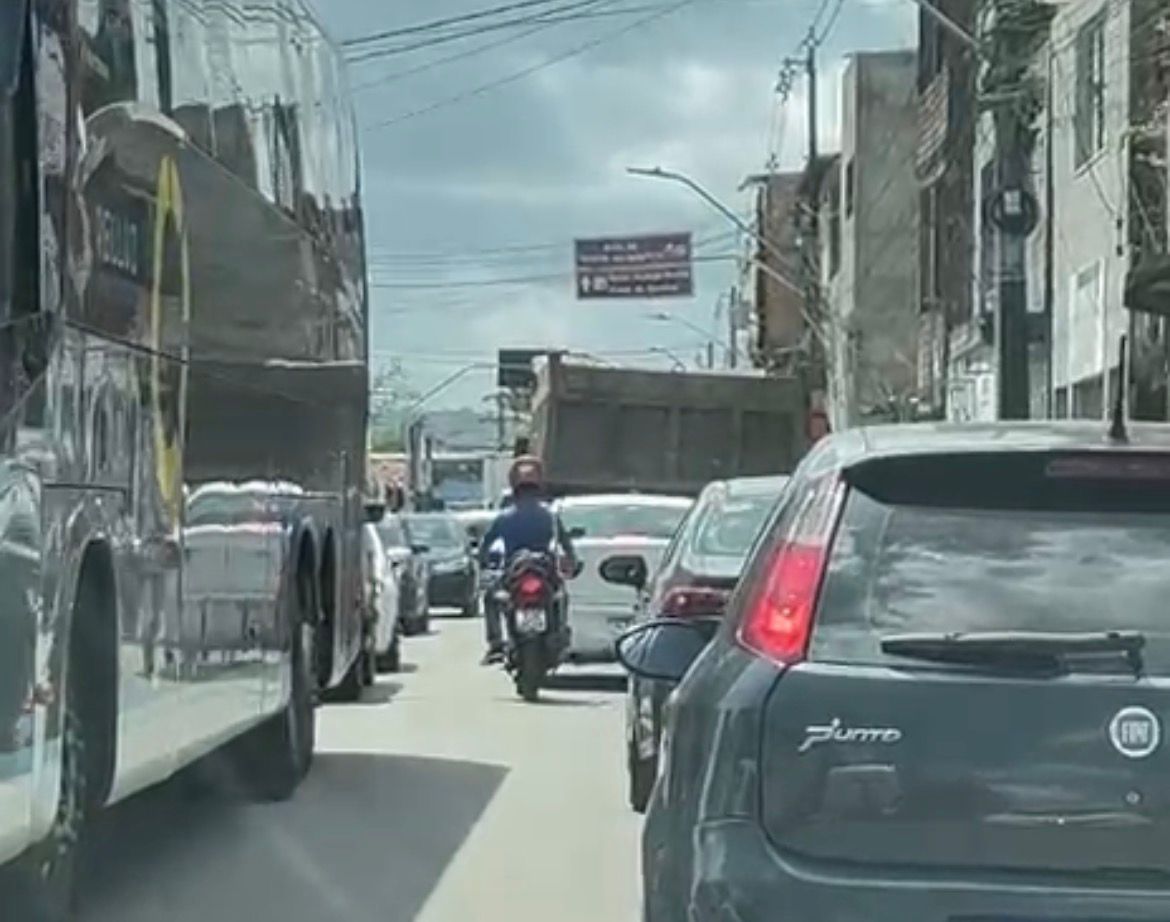 trânsito lento Santo Amaro
