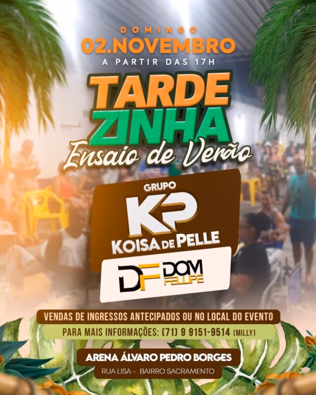 Eventos em Santo Amaro movimentam o fim de semana com música e cultura 2 tardezinha Koisa de Pelle Santo Amaro