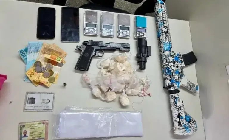 apreensão armas e drogas Salvador