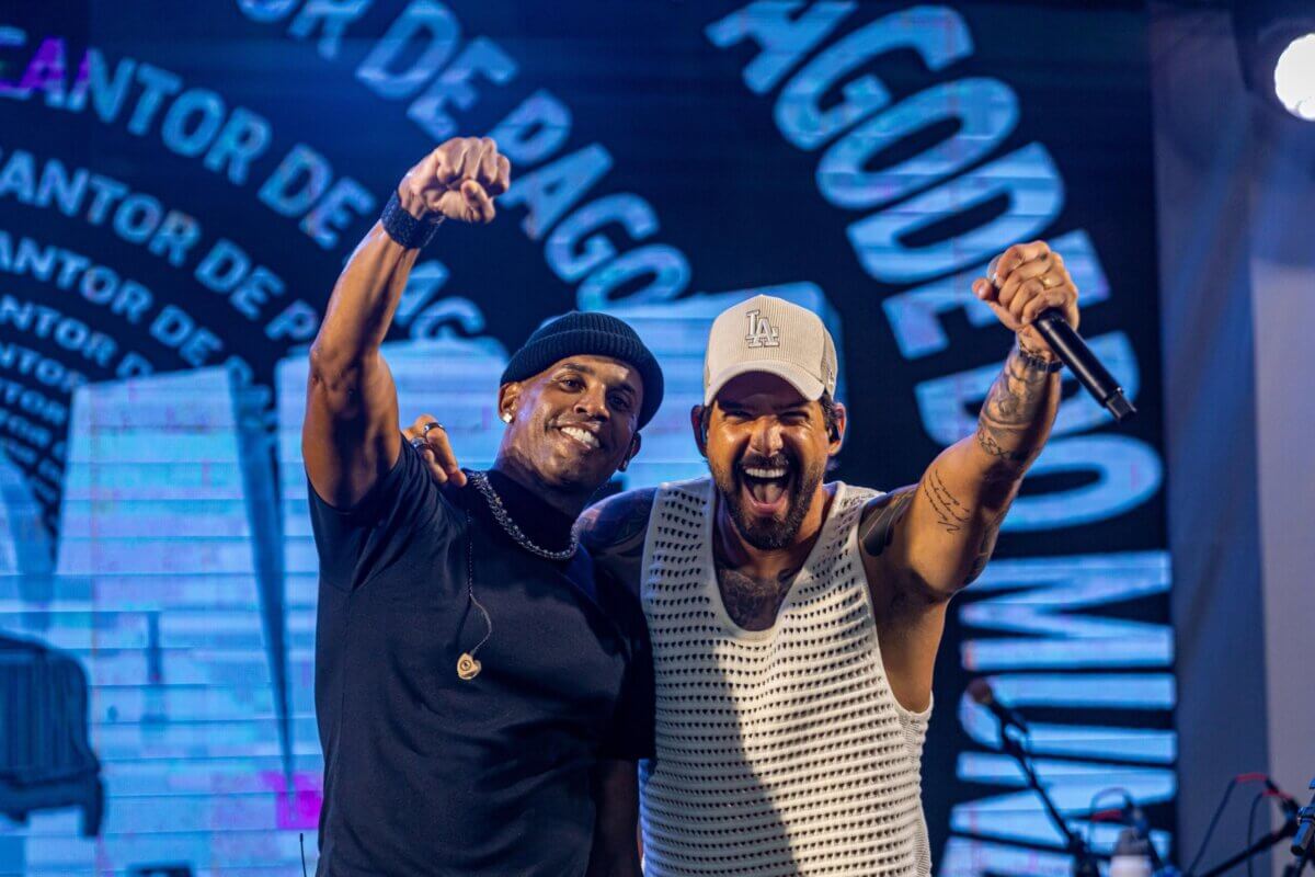 Flavinho do Pagod’art faz ensaio com Ilê Aiyê 7 Flavinho e Felipe Pezzoni