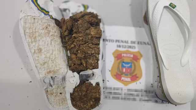 drogas em sandália
