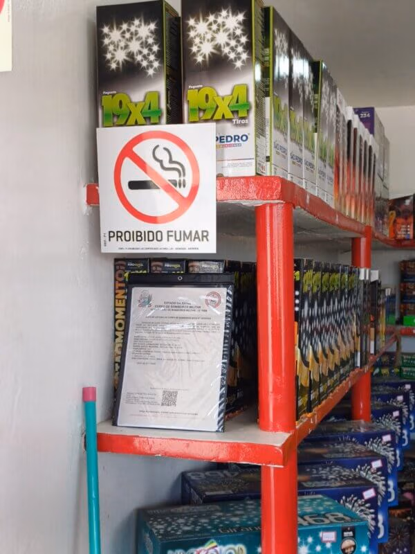 barracas de fogos Operação Girândola