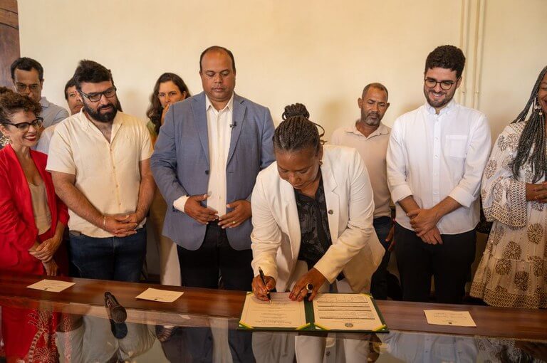 ministra Margareth Menezes em Santo Amaro da Purificação