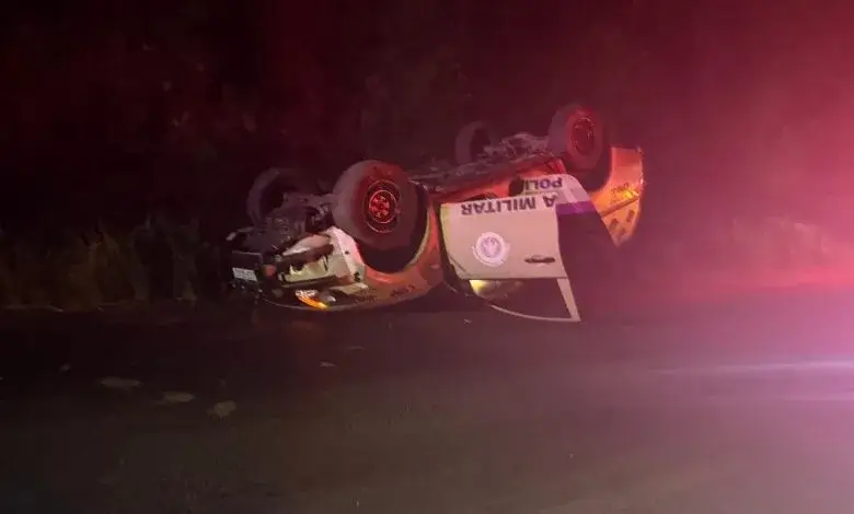 viatura da pm capota curva do s