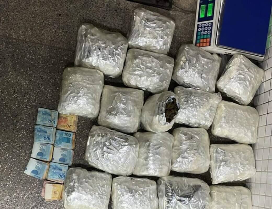 drogas apreendidas em Pernambués