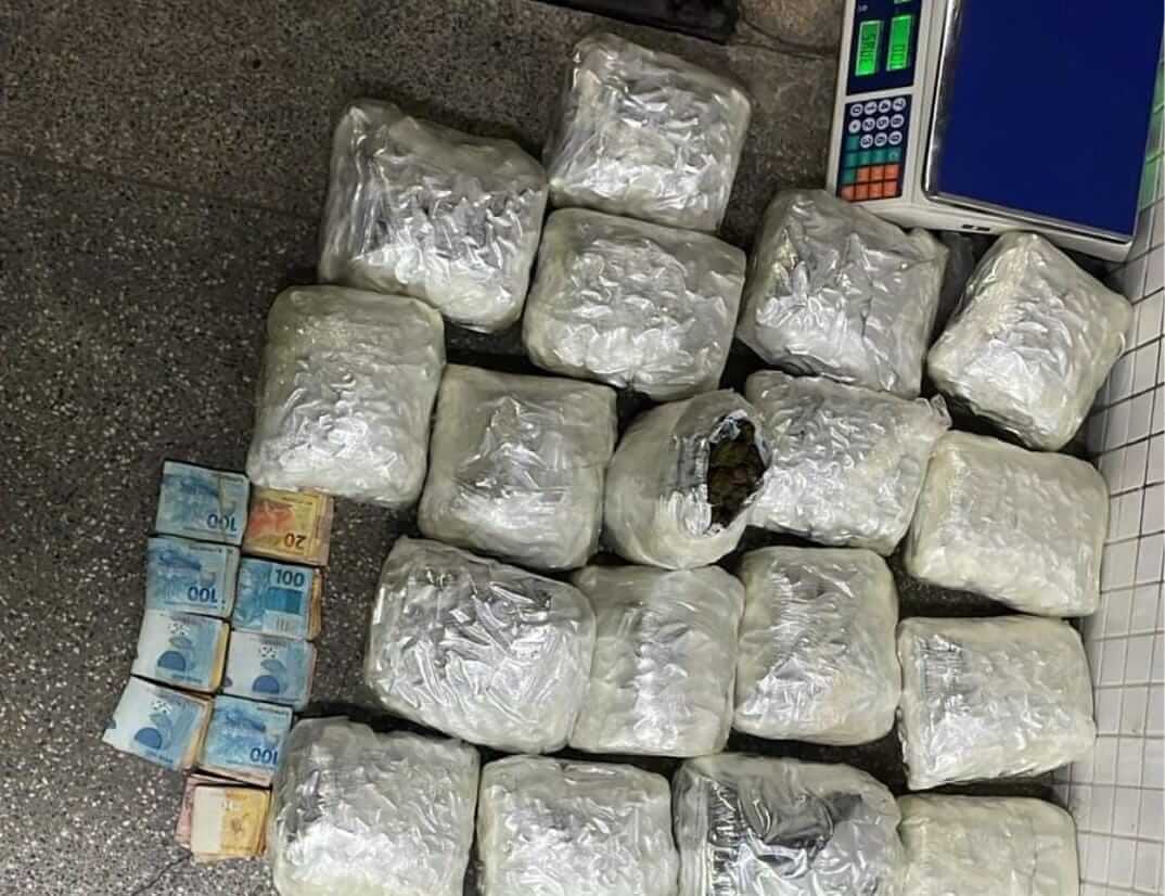 drogas apreendidas em Pernambués