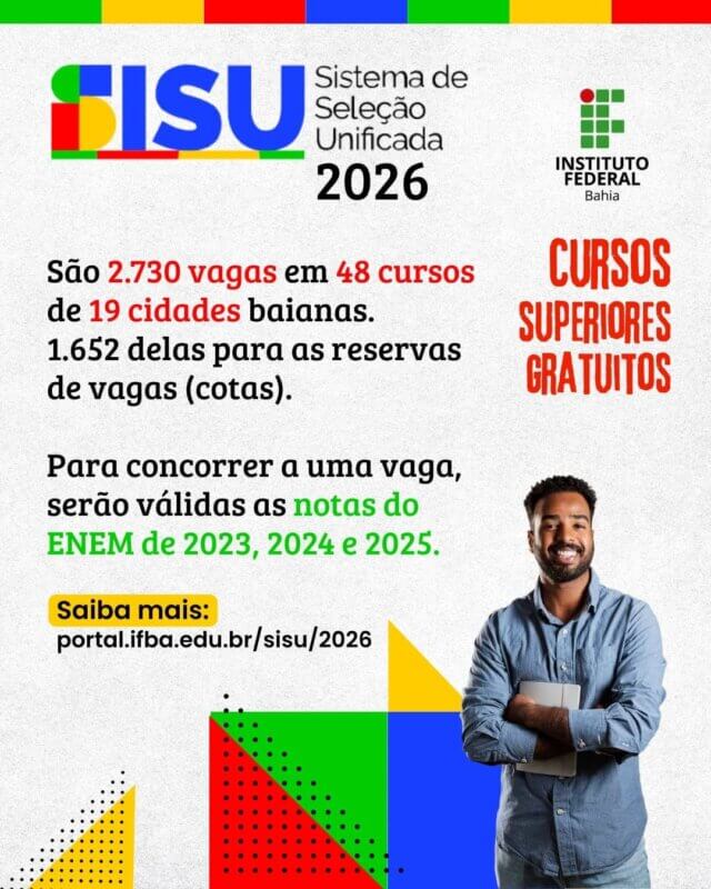 sisu licenciatura ifba santo amaro