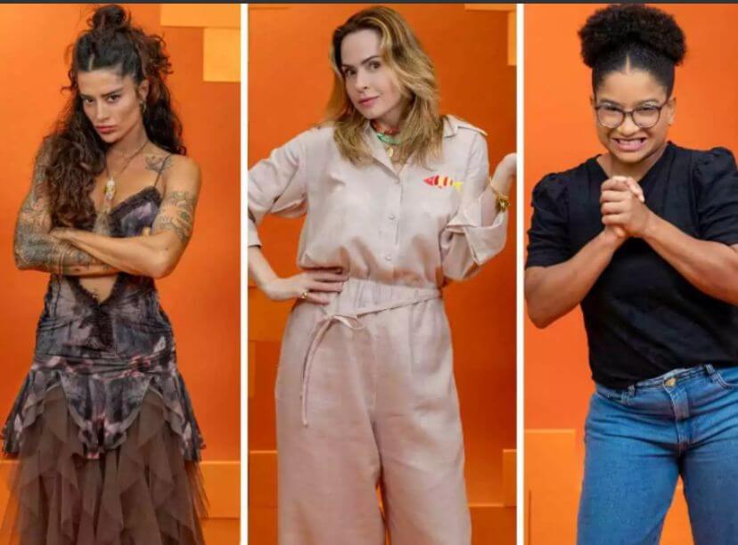 Aline Ana Paula e Milena paredão BBB