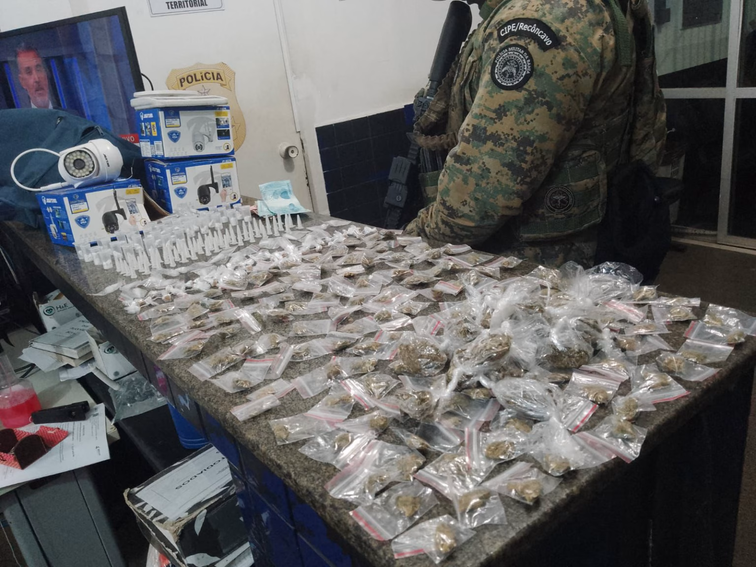 são roque do paraguaçu apreensão de drogas