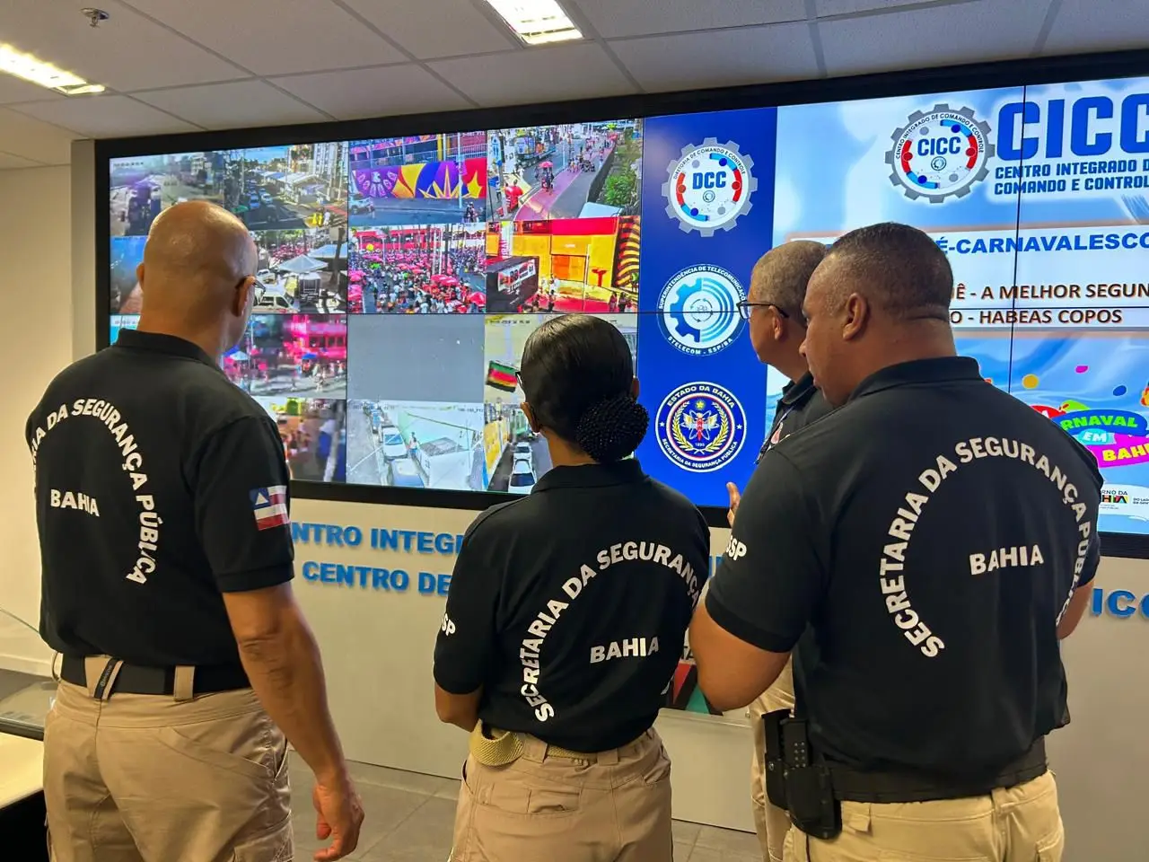 Sala de Controle SSP-BA Carnaval de Salvador