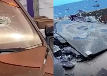 Destruição de frota de veículos em Feira de Santana