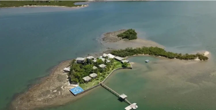 Ilha da Paixão localizada no distrito de Caboto em Candeias, Bahia