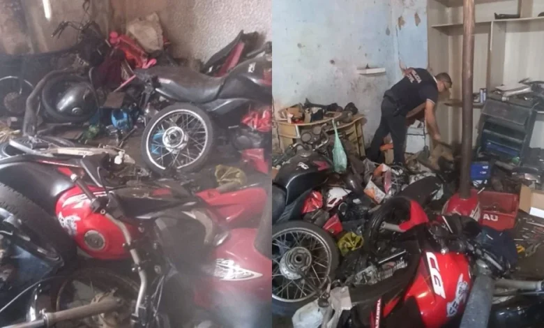 motos adulteradas em Santo Amaro
