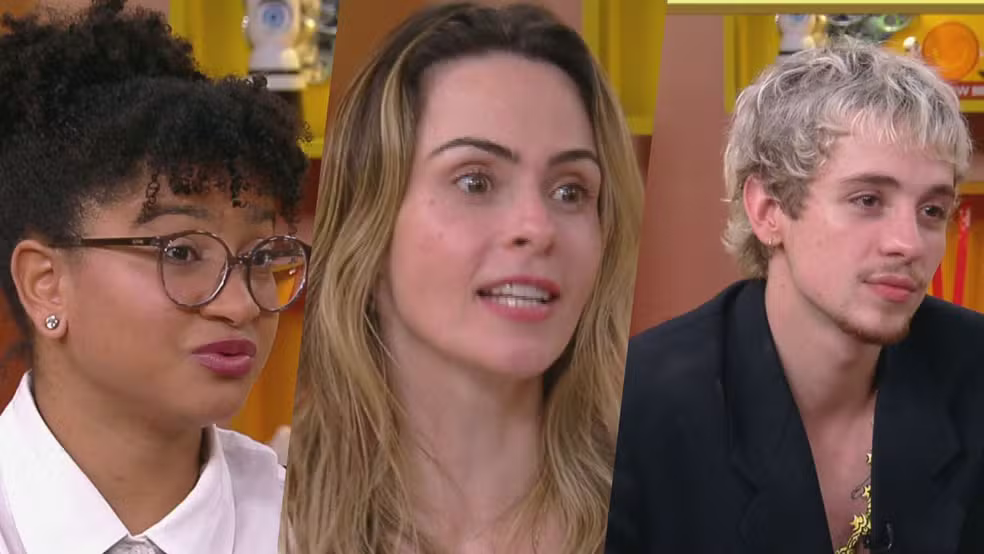 Finalistas do BBB 26 Milena, Ana Paula Renault e Juliano Floss